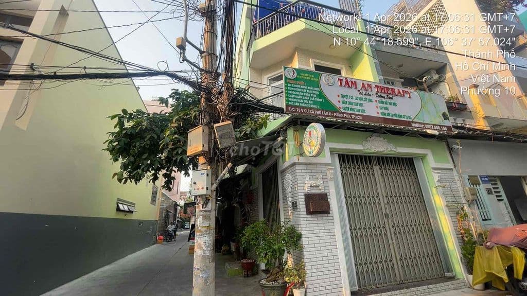 Căn Góc 2MT sát Chợ Hồ Trọng Quý dt 60m2, 3 tấm, giá 9.1 tỷ