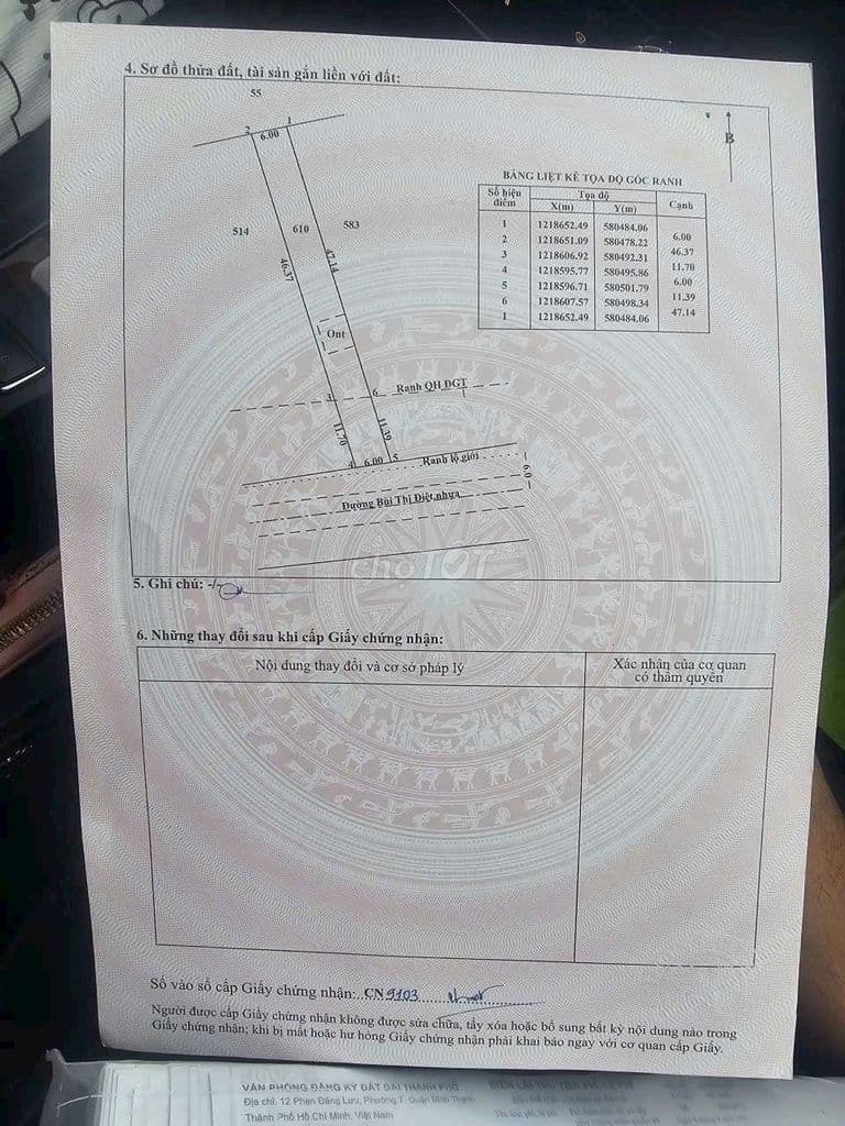 HẠ GIÁ BÁN GẤP ĐẤT MT ĐƯỜNG BÙI THỊ ĐIỆT - Ảnh 3
