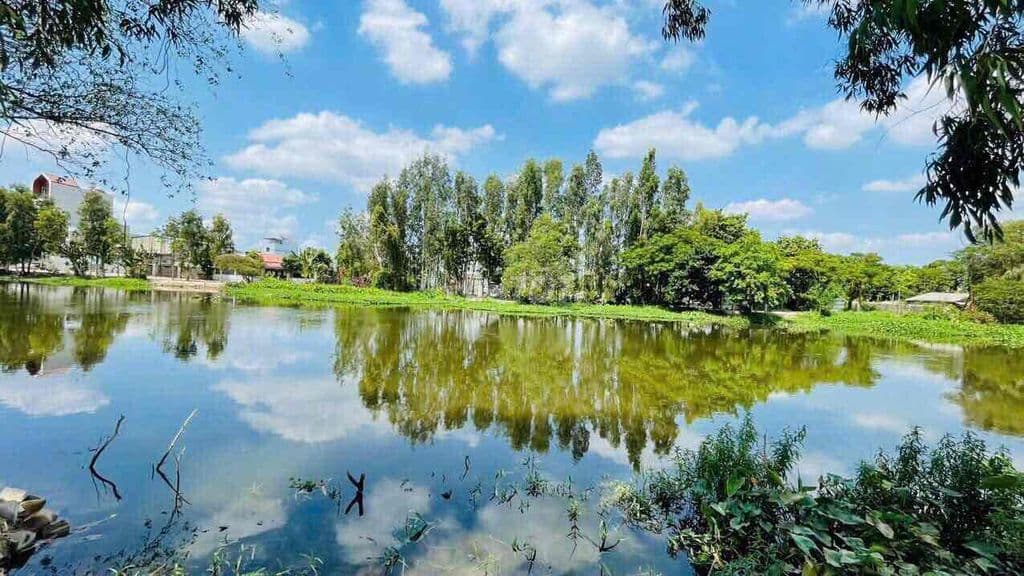 Mặt tiền sông cầu ông Đụng P. Thạnh Lộc . DT: 5,16 x 20m đường xe hơi - Ảnh 2