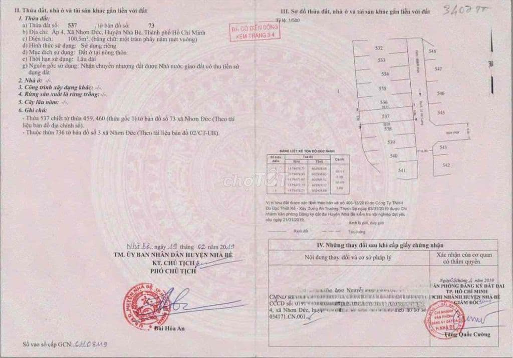 đất hẻm 1896 lê văn lương nhà bè 5x20shr