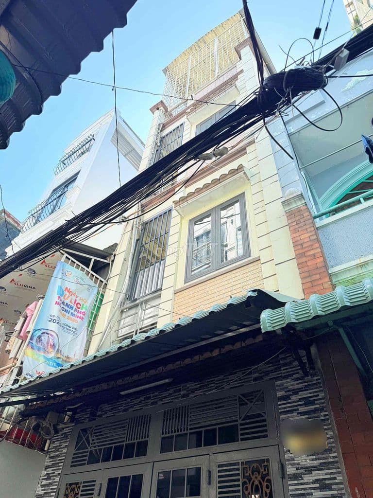 BÁN NHÀ 4 TẦNG SÁT MẶT TIỀN VĨNH VIỄN Q10. GIÁ: 6.5 TỶ TL