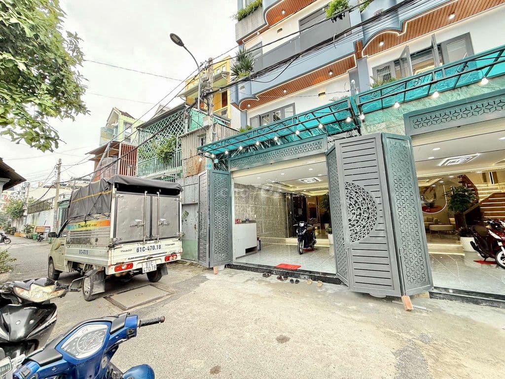 Nhỉnh 6 tỷ cặp Siêu phẩm 4 tầng Full NT Hẻm 6m thông Đường TCH 10 - Ảnh 2