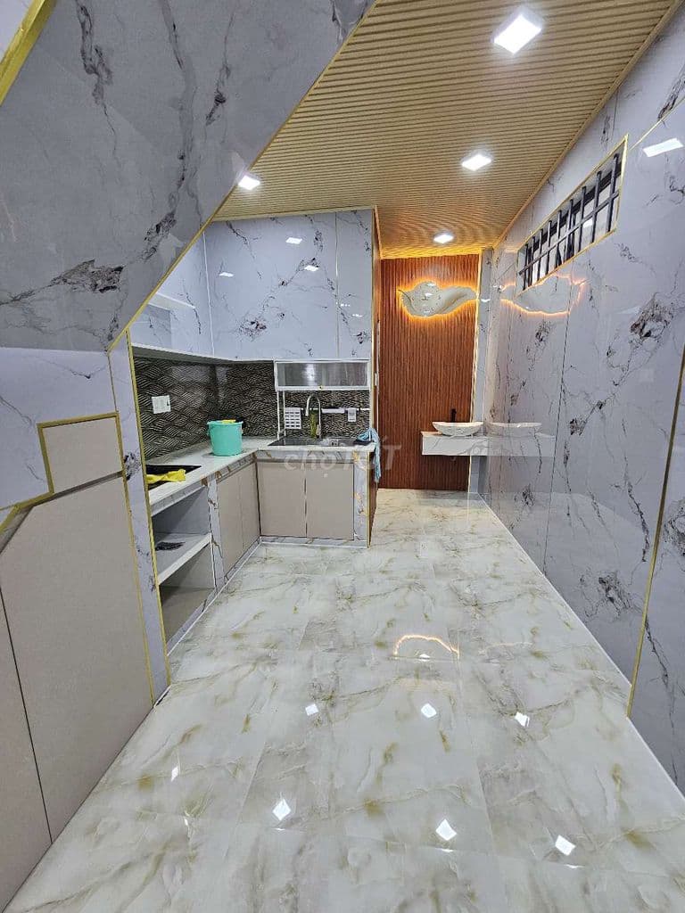 Giản 200tr Căn nhà mới hẻm trục ngắn hơn 3m đẹp ngay trường học - Ảnh 3