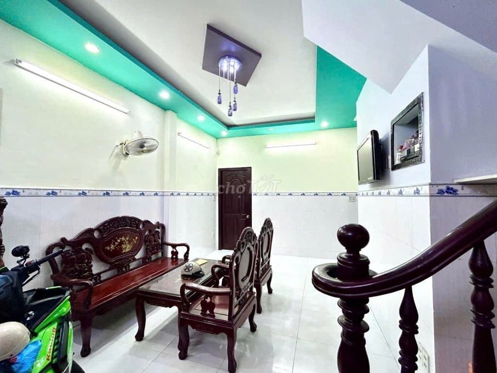 BÁN GẤP - HẺM XE HƠI 5M - SÁT MT ĐỒNG ĐEN - KHU BÀU CÁT - 58 M2 - Ảnh 2