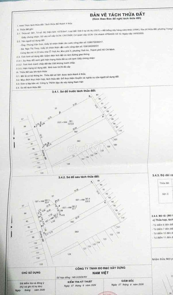 5 LÔ ĐẤT ĐẸP HẼM THÔNG 8M P TÂN CHÁNH HIỆP Q12 SỔ SẴN XÂY DỰNG NGAY - Ảnh 3