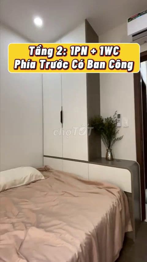 Nhà Bình Thạnh 3 tấm mới đẹp, giáp Q1, khu Vạn Kiếp, sổ riêng giá 2 tỷ - Ảnh 2