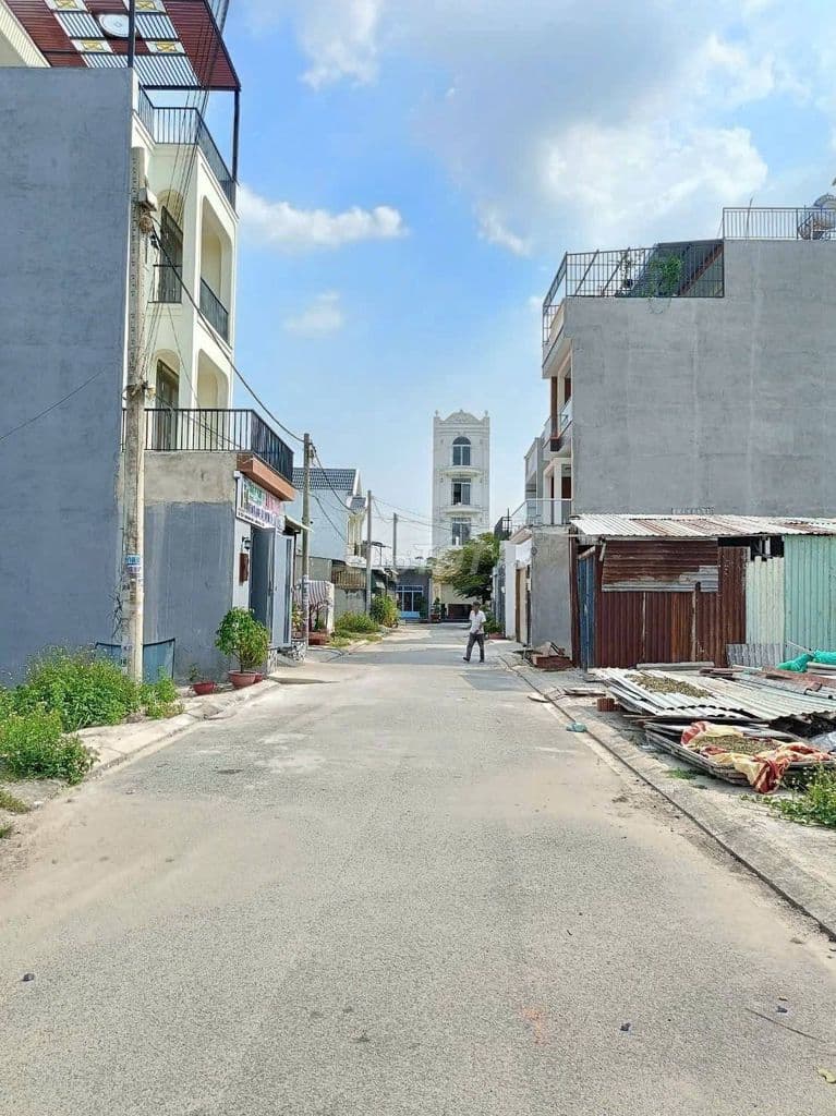 Đất 5x19,2 đường nhựa 7m thông hai xẹc Đông Thạnh 4 - Ảnh 2