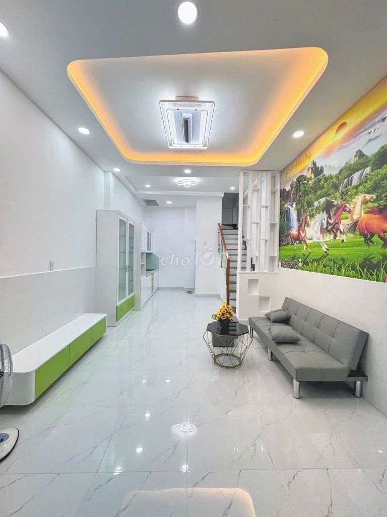 Nhà gò xoài 48m2 hẽm rộng dân cư đông phù hợp ở và kinh doanh giá 5xx - Ảnh 2