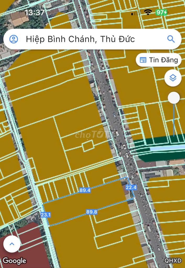 2 mặt tiền đường Hiệp Bình 2000m2 22x90m 100tỷ có HĐ thuê 180tr - Ảnh 3