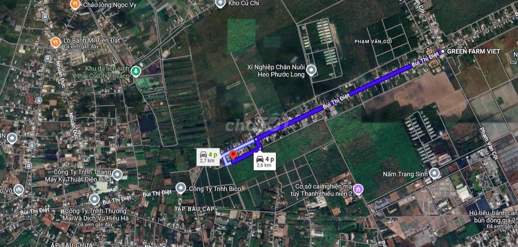 Mặt tiền Đường 492, tổng 690m2 có 300m2 thổ, Xã Nhuận Đức (mới) - Ảnh 2