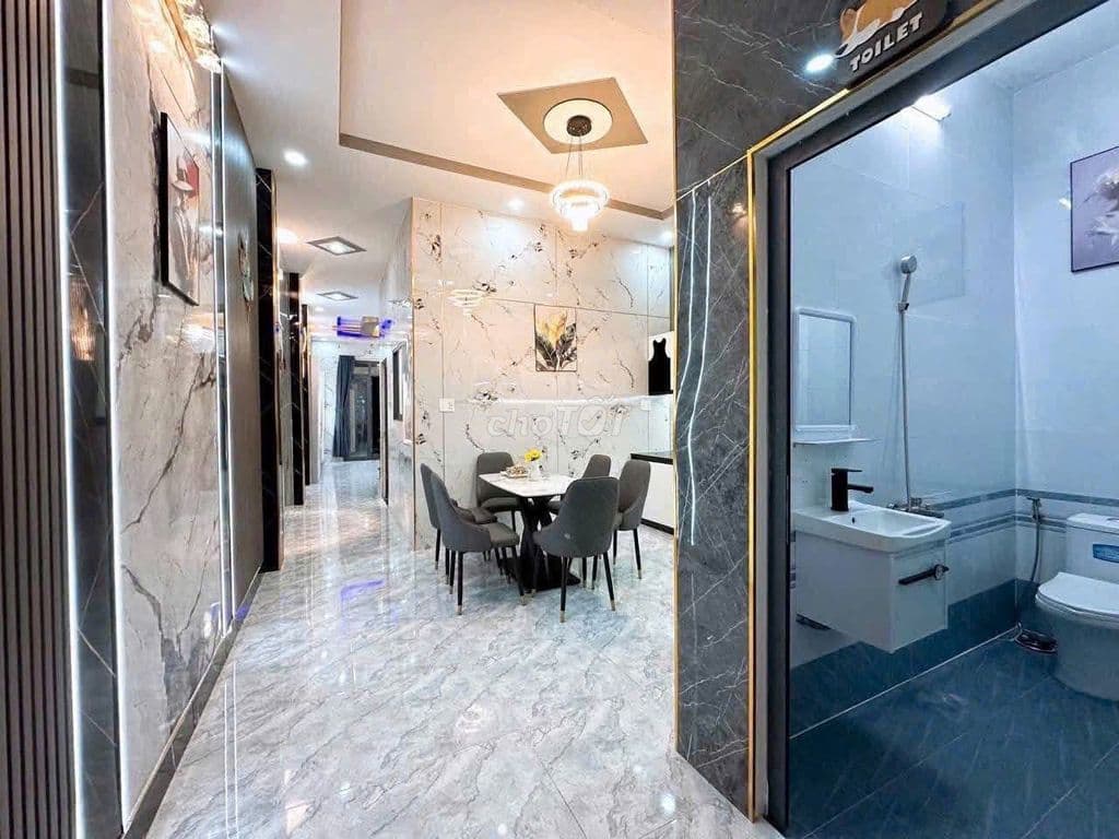 XOAY TIỀN KD BÁN NHÀ 1 LẦU 55M2 HẬU GIANG Q6 GIÁ 1TY680TR SHR HẺM 5M - Ảnh 3