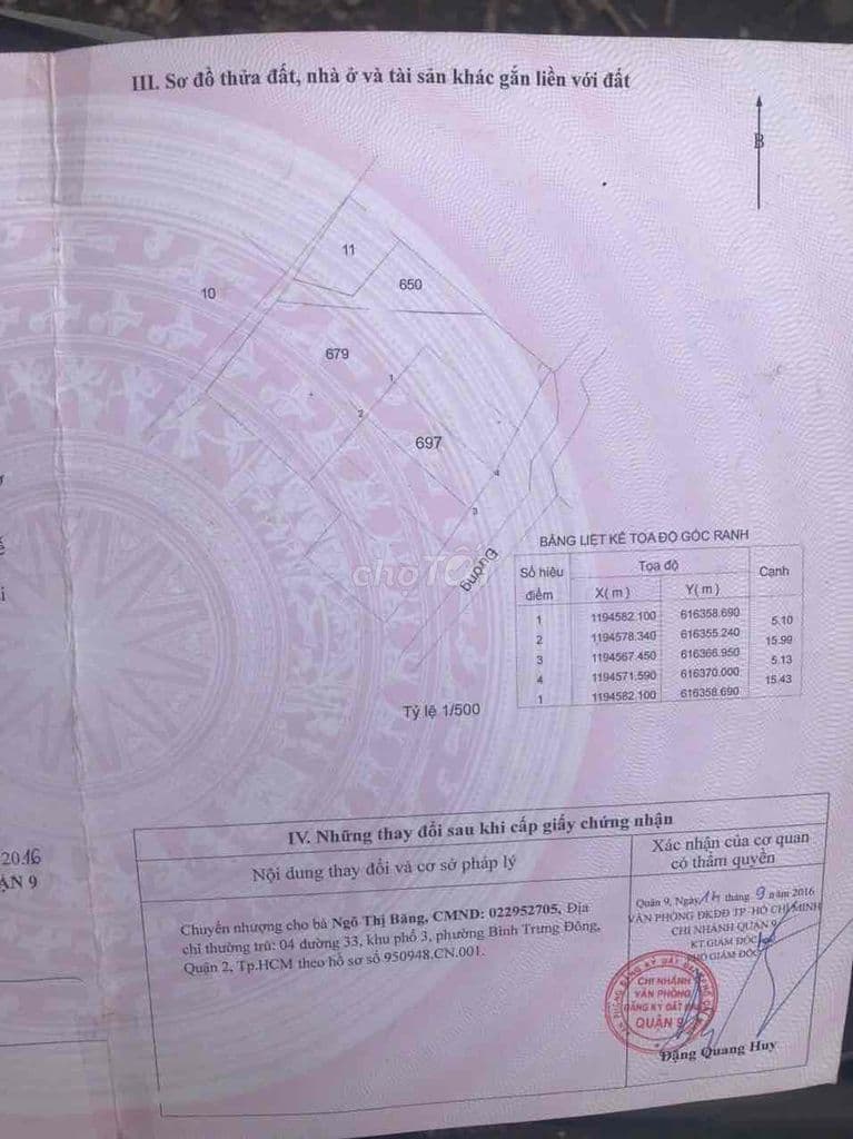 Bán đất hẻm xe hơi gần đường Nguyễn Xiển - Ảnh 2