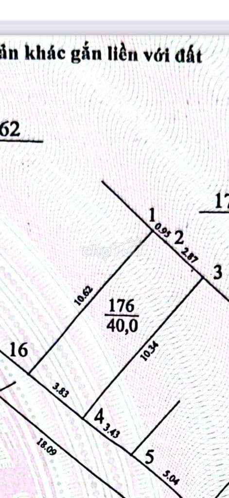 Chính chủ bán nhanh 40m2 đất Liên Mạc, ô tô đỗ cạnh đất