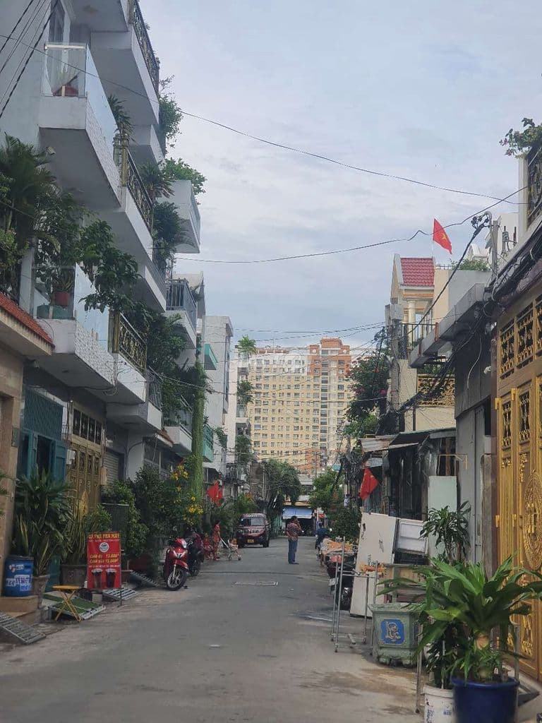 Đất hẻm xh 6m dt 8x25 thổ 173m2 ngay chợ chó giá 11.tỷ sẵn ptro - Ảnh 2