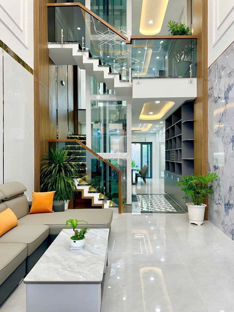 Nhà 4.5 tấm 4x16 thang máy Chiến Lược - Tân Hoà Đông - Ảnh 2