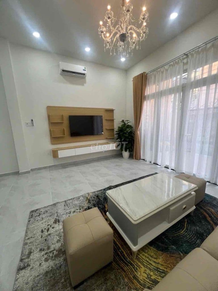 Nhà Mặt Tiền Hẻm 80m2 sổ hồng sang tên , nhà Mới hoàn Thiện - Ảnh 3