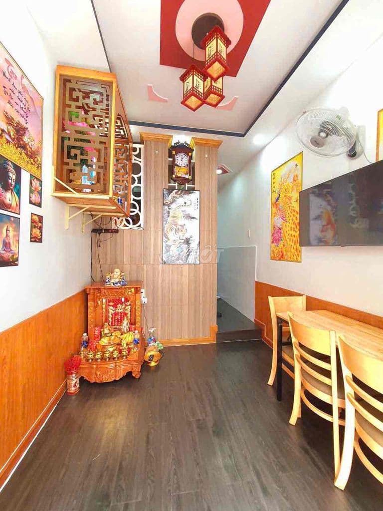 nhà nguyễn văn quá ngay chợ cầu 3 x10 nhà 1 lầu khu dân cư - Ảnh 2