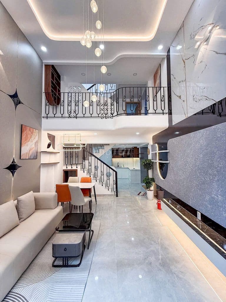 NHÀ ĐẸP 3 LẦU FULL NỘI THẤT | 46m² | PHAN VĂN TRỊ HẺM THÔNG | 4.6 TỶ - Ảnh 3