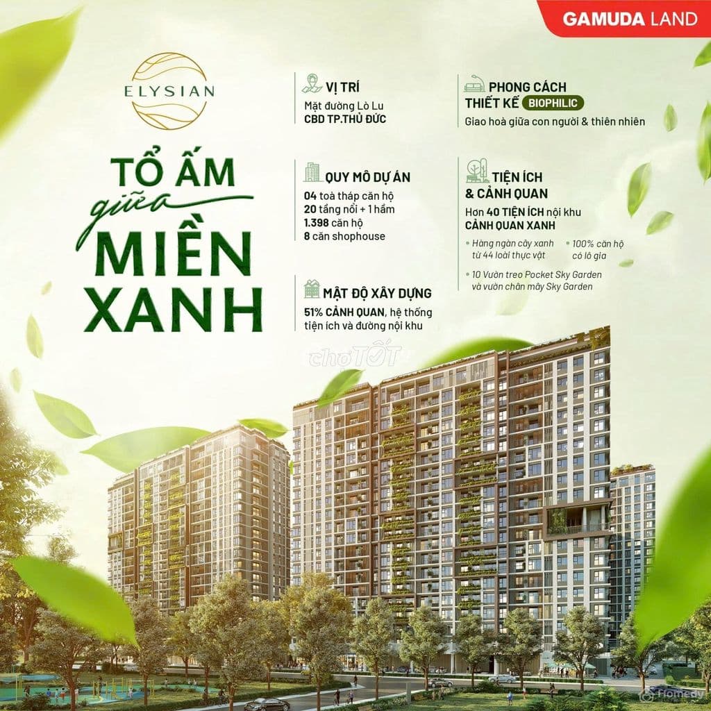 CHÍNH CHỦ BÁN 2PN ELYSIAN GAMUDA LAND - ĐÃ THANH TOÁN ĐỢT 1 - CHÊNH ÍT - Ảnh 3