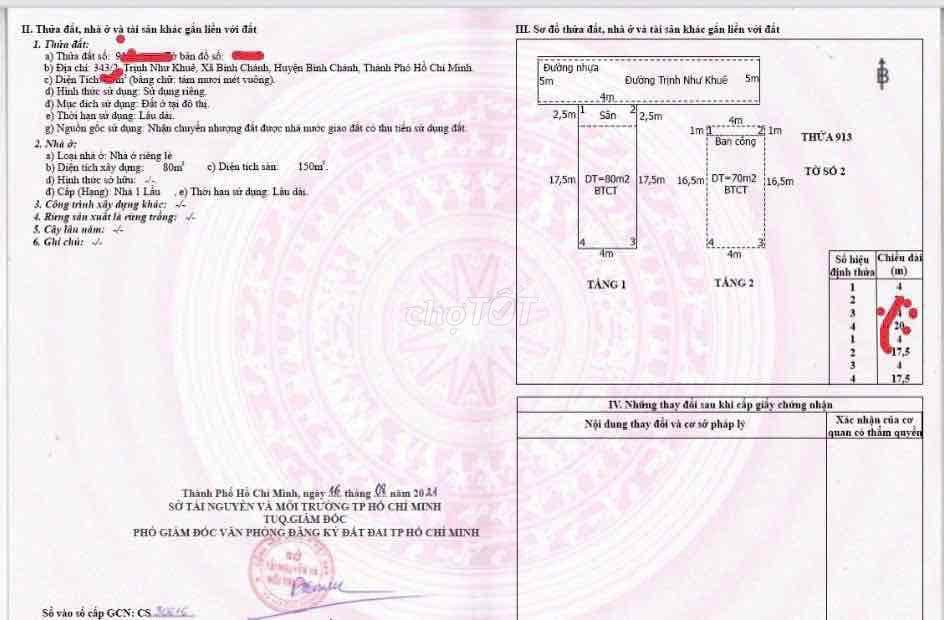 🏡 CẦN BÁN GẤP NHÀ 1 TRỆT 1 LẦU – TRỊNH NHƯ KHUÊ, BÌNH CHÁNH 🏡