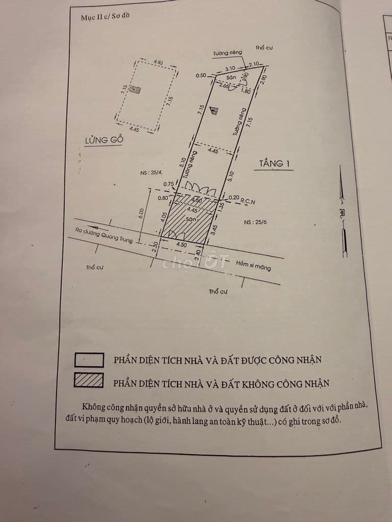 🔥SỐC GIẢM GIÁ NHÀ QUANG TRUNG 5,5 TỎI - DIỆN TÍCH KHỦNG 90M2
