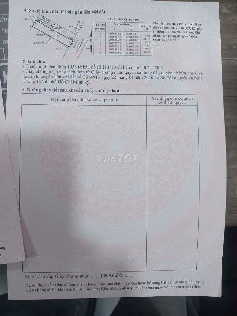 Bán đất 93m2 thổ cư Hiệp Thành - Ảnh 3