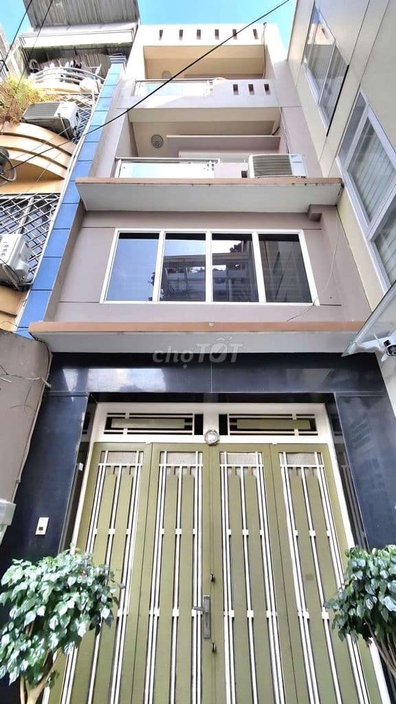 HẺM Ô TÔ 60m2 DTSD 245m2 5 Tầng 5PN 6WC Trục H.B.BÁNH - N.V.TRỖI