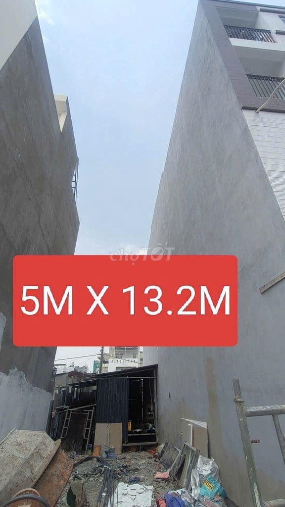 Lô đất sát cổng vạn phúc-dt 66m2- được xây lửng+3 lầu