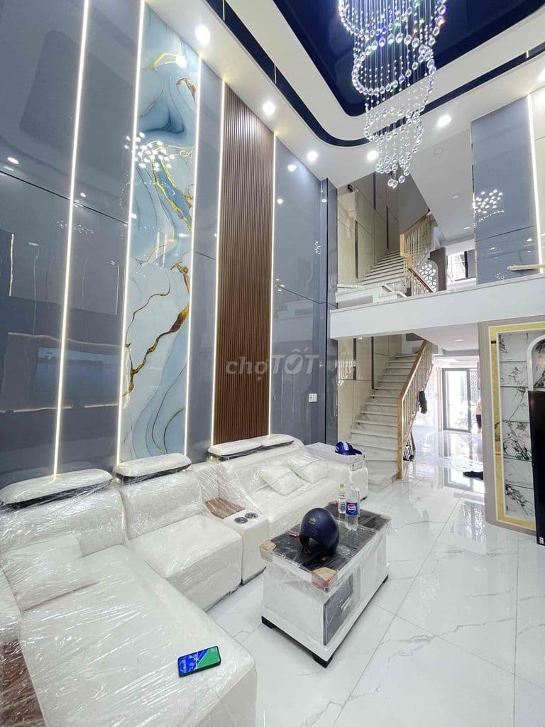 nhà 4x19, xây mới đúc 6T, hẻm xe tải, thang máy, full nội thất - Ảnh 2