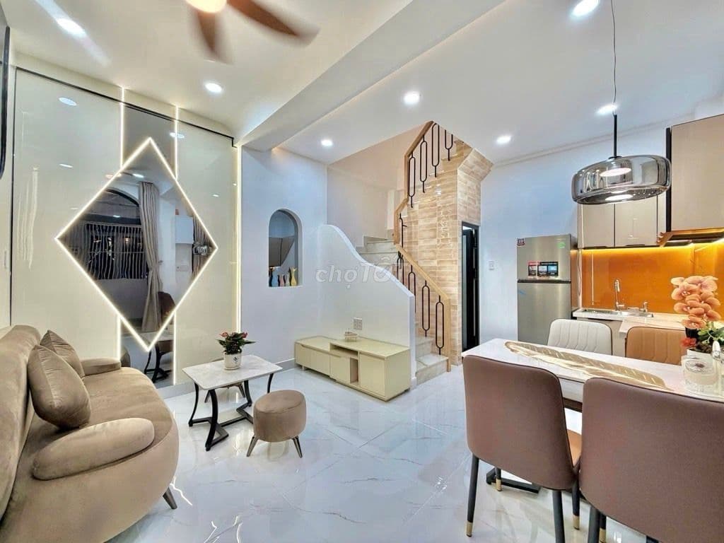 Nhà Xinh_3 Tầng_Phan Văn Trị_3PN_21m2_SD_65m2_Full nội thất, gần HXH - Ảnh 3