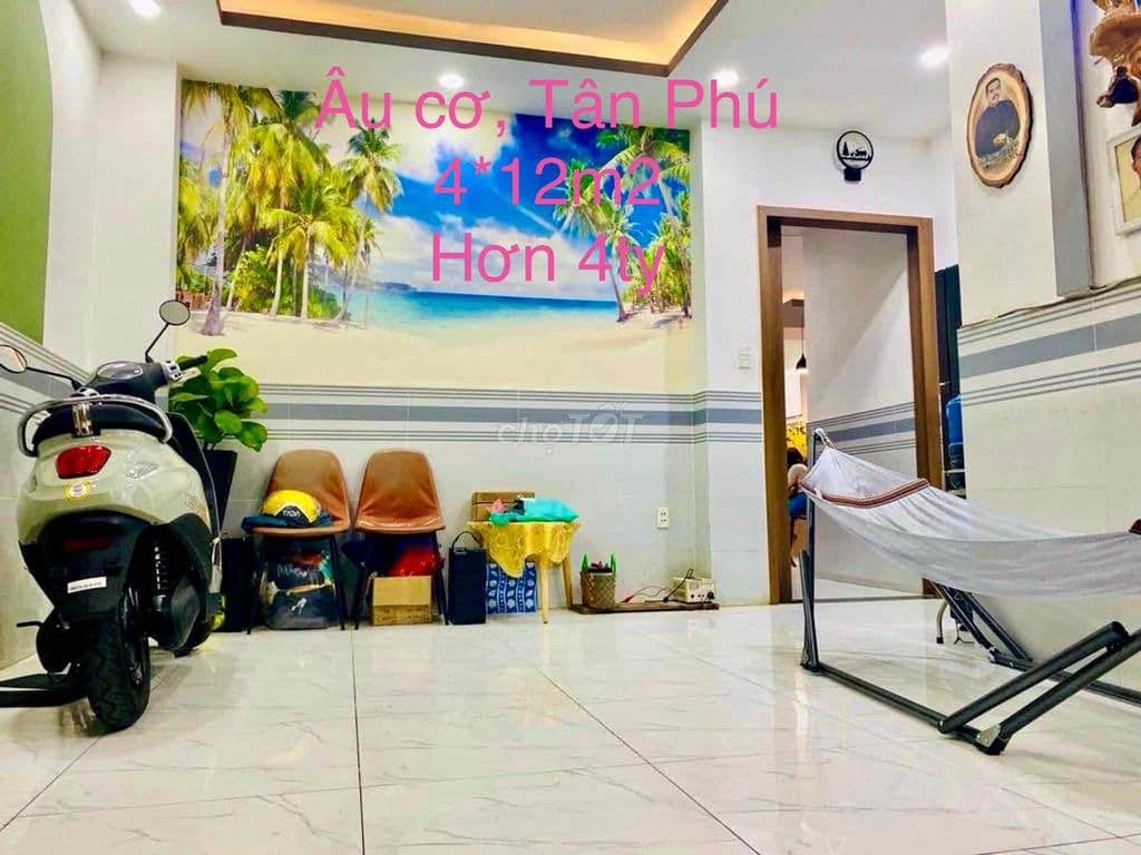 NHÀ ĐẸP TÂN PHÚ TỪ 4 TỶ BTCT THÔNG THOÁNG KHU AN NINH
