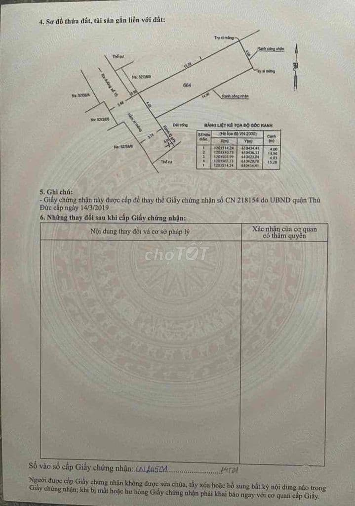 cần bán gấp lô đất Linh Xuân , Thủ Đức
