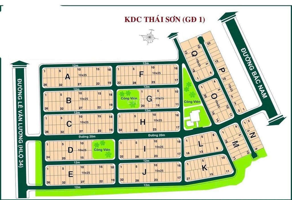 Bán Đất BT 250m2 KDC Thái Sơn Phước Kiển Nhà Bè - Ảnh 2