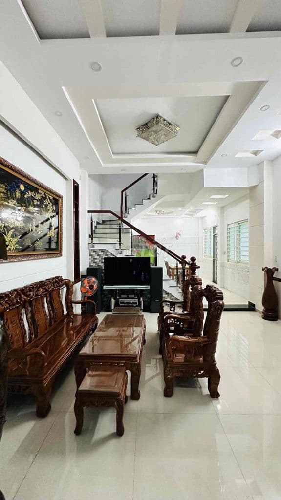 Cần tiền bán nhà phường bình phú quận 6 - 4 tầng 56m2 chỉ 7,5 tỷ tl