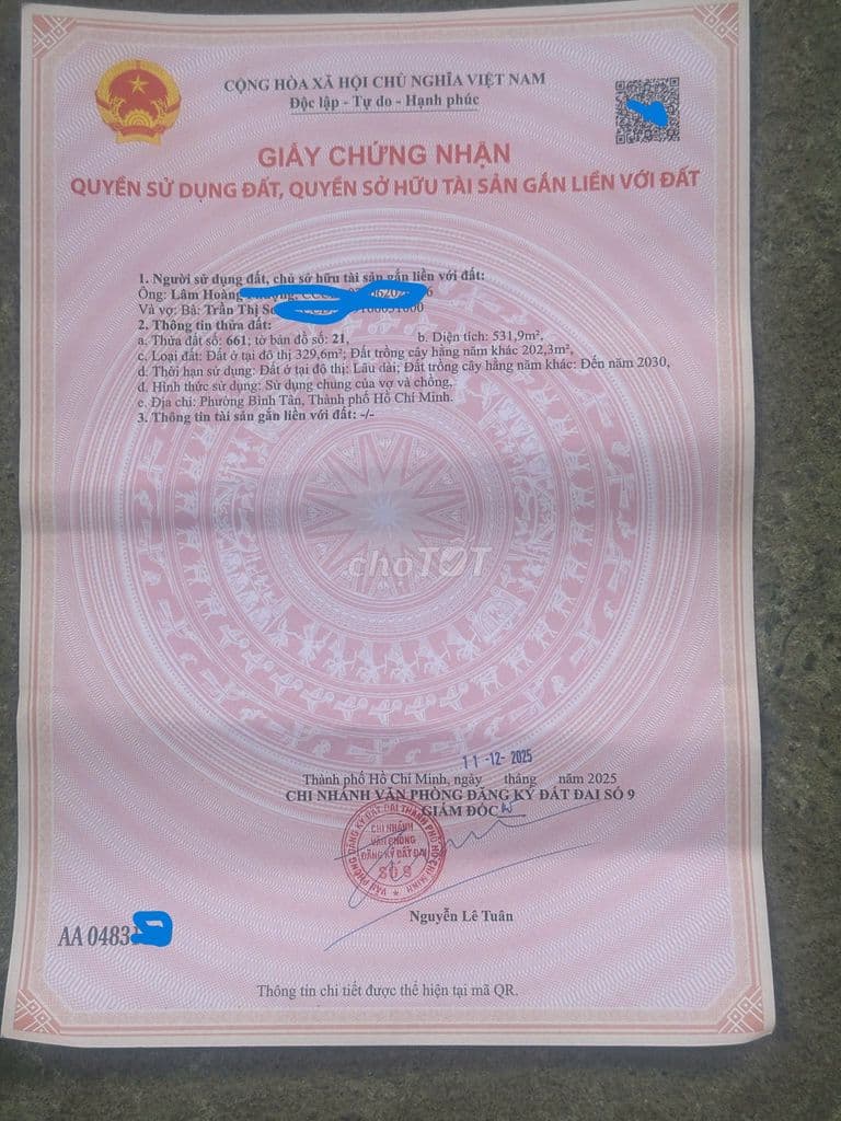 Đất đẹp, mặt tiền hẻm ô tô