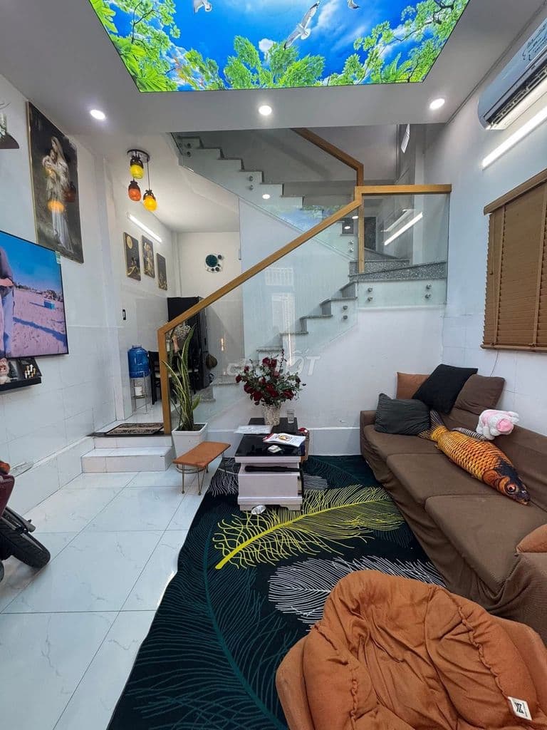 BÁN CĂN NHÀ NGAY BẾN XE BUÝT HIỆP THÀNH QUẬN 12 NHỈNH 3T - Ảnh 2