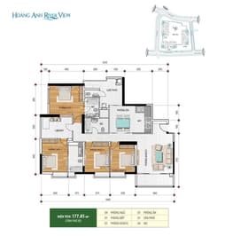 Bán căn hộ Hoàng Anh River 162M 3pn 3wc full NT chỉ 68tr/ mét - Ảnh 3