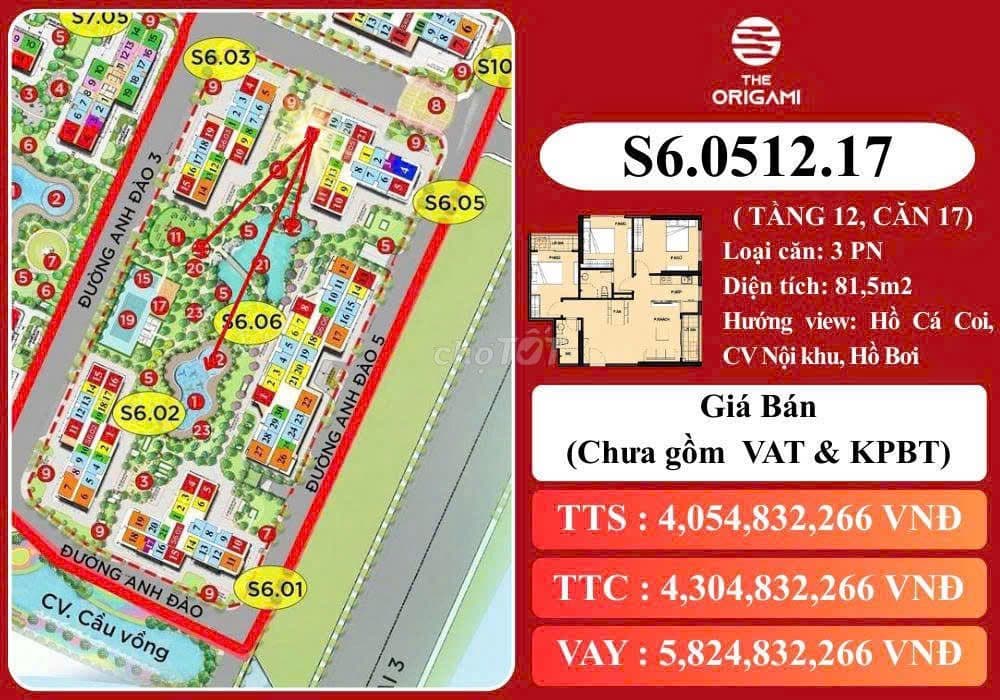Giảm 2,5 tỷ-Giá sốc căn 2PN+ Origami chỉ 3,5 tỷ mua thẳng CĐT VINHOMES - Ảnh 2