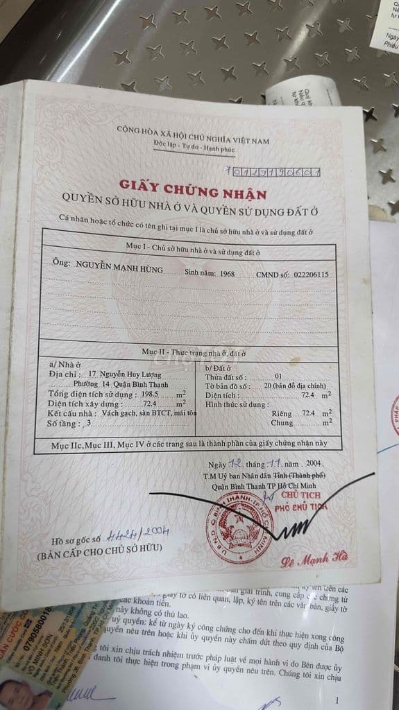 nhà mặt tiền 17 nguyễn huy lượng p14 bình thạnh hcm giá 20,5 ty - Ảnh 2