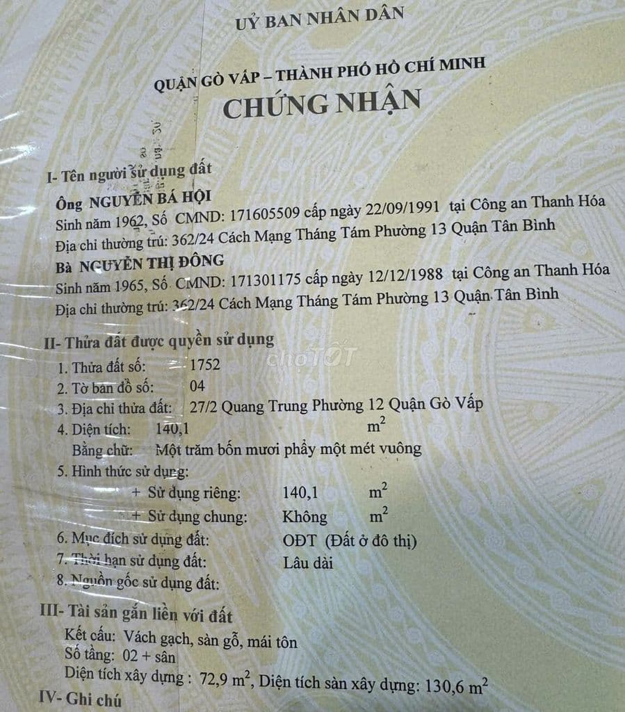 Bán nhà chính chủ, mặt tiền Nguyễn Duy Cung, P12, Gò Vấp - Ảnh 3