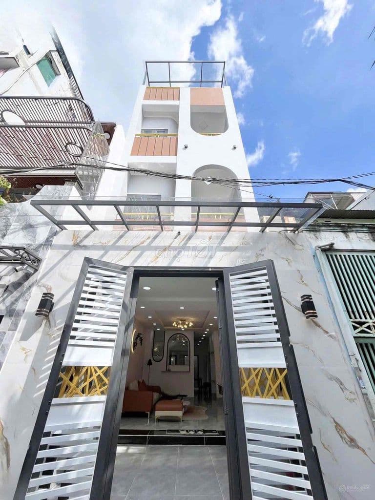 Nhà Hẻm 35/51 Đỗ Thừa Luông, 4m x 16.7m, 1 trệt lửng 2 lầu sân thượng,