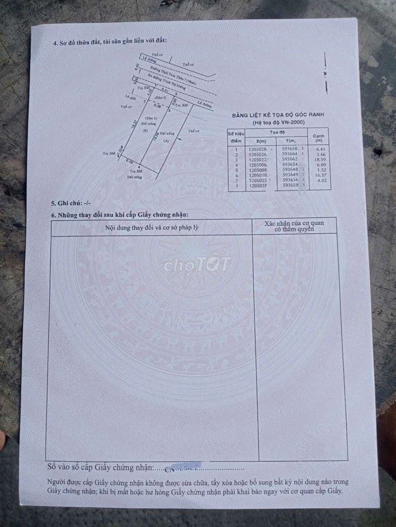 Đất 6 x 22,5m Mặt tiền đường Nguyễn Thị Ngé.Cạnh bên trường Tam Đông 2 - Ảnh 3