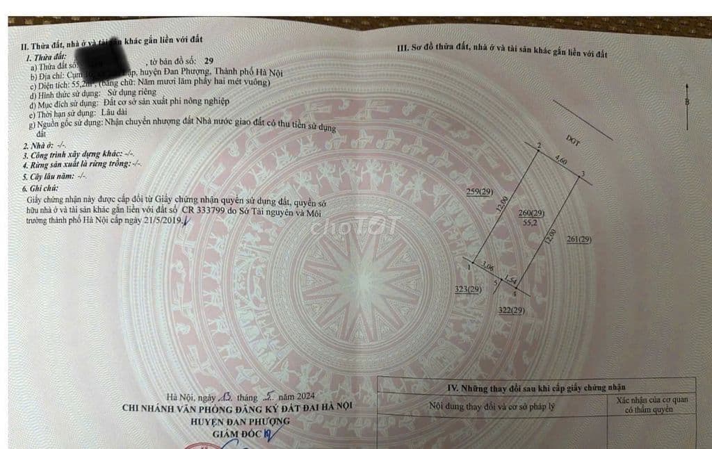 CẦN TIỀN BÁN GẤP ĐẤT DỊCH VỤ TÂN TÂY ĐÔ-55,2M2-8,33 TỈ