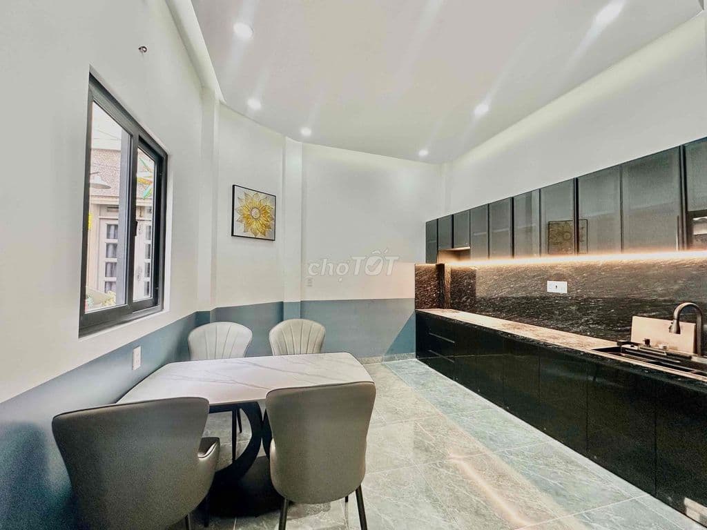 🏠 NHÀ GÓC 4 TẦNG MỚI ĐẸP GẦN MẶT TIỀN ĐƯỜNG Dương Bá Trạc P. Chánh Hưn - Ảnh 2