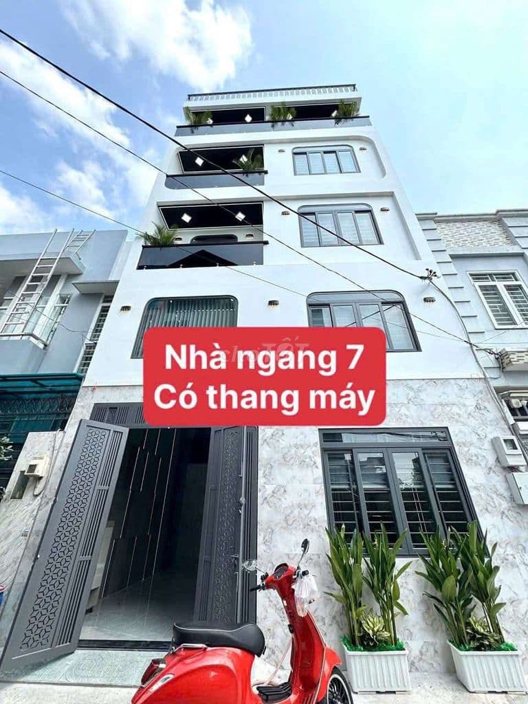 Biệt thự Mini Thang máy 7x10m sát Công viên đường 6m Thạnh lộc 37
