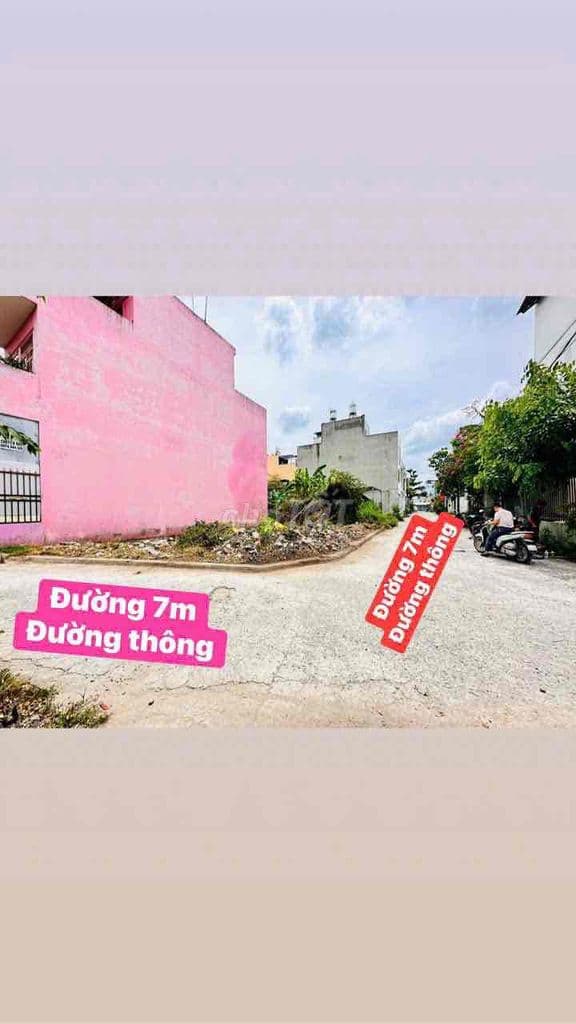 Lô Góc 2 Mặt ( 8 x 13 ) - Đường Thông 7m - Xây Dựng Tự Do…..