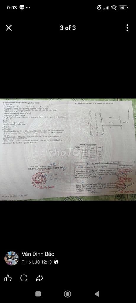 Bán đất chính chủ Tỉnh Lộ 10