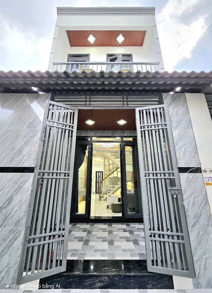 Nhà đẹp tặng full nội thất, hẻm trước nhà 4 m