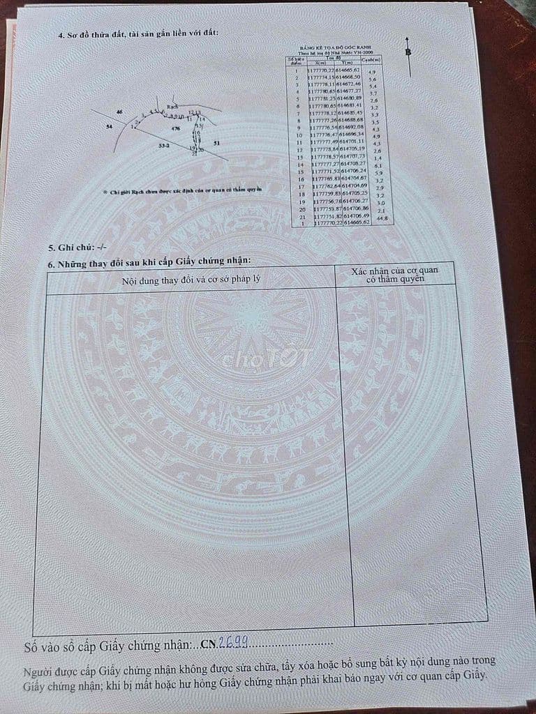 BÁN ĐẤT NÔNG NGHIỆP XÃ BÌNH KHÁNH - Ảnh 3