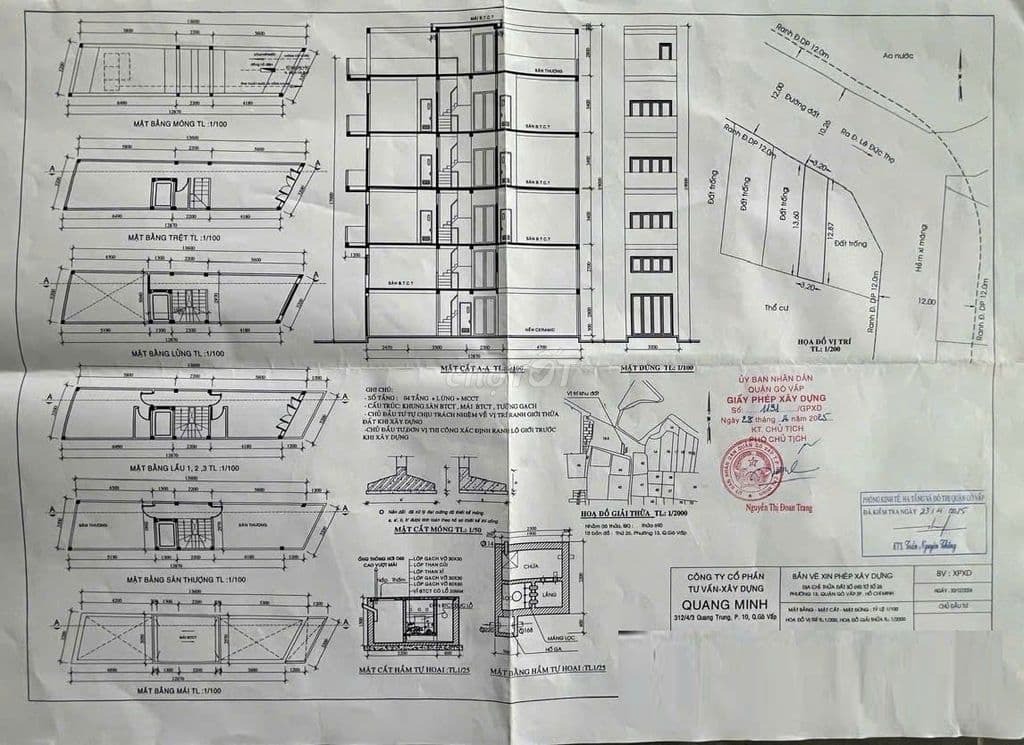Bán đất trống hẻm 12m thông DT 3x13m, sổ hồng riêng, xây tự do 5 tầng - Ảnh 3